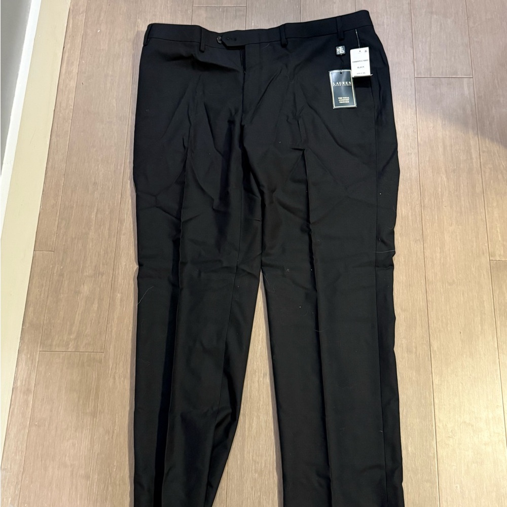 Black Ralph Lauren Black Dress Pants, brand new with tags, 40 x 30”